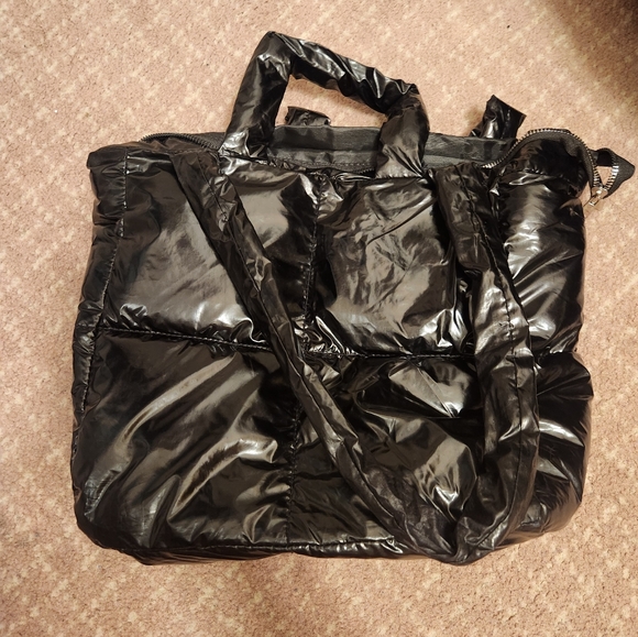 Balck Puff Tote bag - Picture 1 of 4